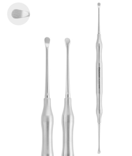 QBCUR2H118 Doğrusal, Lucas Cerrahi Küret LUCAS 3R/3L 18,5Cm