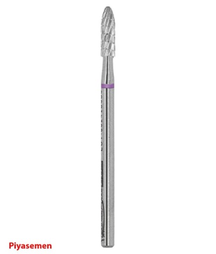 HBCC139TX Piyesemen Tungsten Karbit Alev Uçlu, Laboratuvar Frez