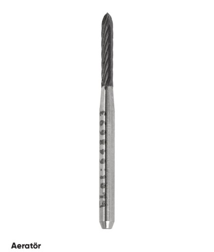 FBCF283 Aeratör Tungsten Karbit Konik Uçlu Silindir, Bitirme Frez