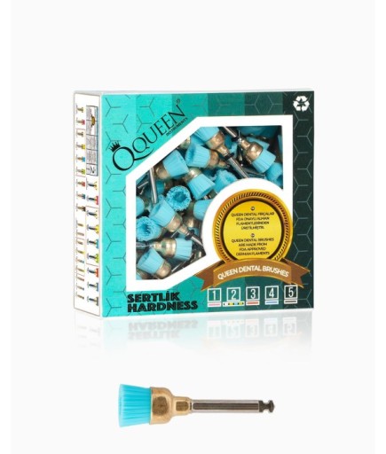 Q-LBL-7MM Açık Mavi Yumuşak (Sertlik:2) Polisaj Fırçası 7Mm