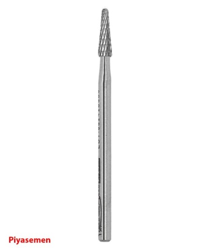 HBCC138MX Piyesemen Tungsten Karbit Yuvarlak Bitim Konik, Laboratuvar Frez