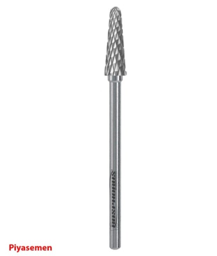 HBCC79MX Piyesemen Tungsten Karbit Yuvarlak Bitim Konik, Laboratuvar Frez