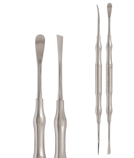 QRAS2H145 Doğrusal Oval/Keski Periost Elevatörü HOWARD 6Mm/4Mm 18Cm