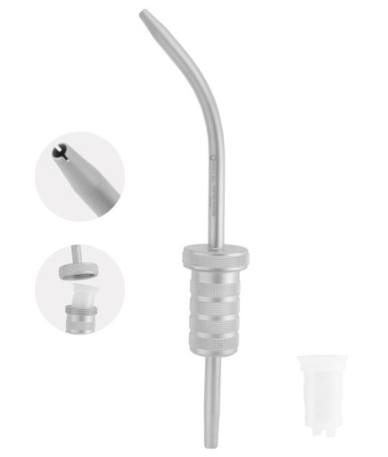 QSTB016 Kemik Toplayıcı Aspratör Ucu 19Cm