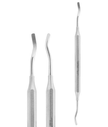 QRAS2H153 Açılı Oval/Oval Periost Elevatörü HOPKINS 3,2Mm/2,5Mm 18Cm