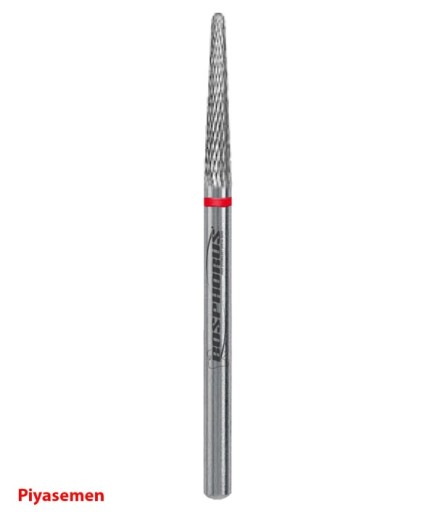 HBCC261FX Piyesemen Tungsten Karbit Yuvarlak Bitim Konik, Laboratuvar Frez