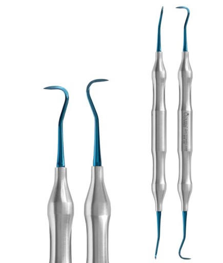 QUCTIT3H052 Titanyum Kaplama Küret Fig. H6/H7 17Cm