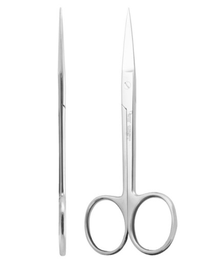 QSCS001 Düz Cerrahi Makas Iris 11,5Cm