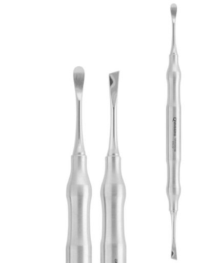 QRAS3H199 Doğrusal Oval/Keski Periost Elevatörü HOWARD 3Mm/3Mm 18Cm