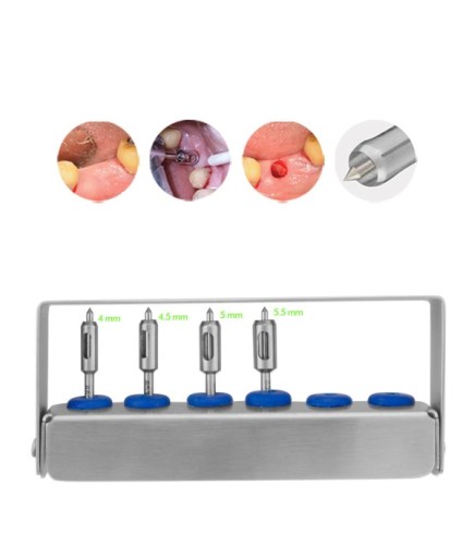 QSET4PNCHP001 Panç Frez 2,2Cm 4 Ad./Kaset