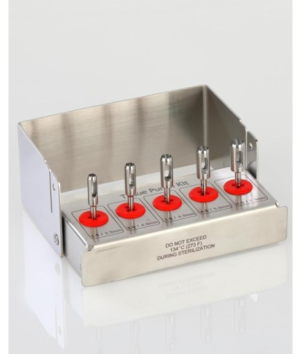 QSET5PNCH005 Panç Frez 3.5/4/4.5/5/5.5Mm 2,8Cm 5 Ad./Kaset