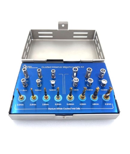 QSET20DSS007 Stoperli Kemik Frezi 2/2.5/2.8/3.2/3.6/4.2/4.8/5.2 Mm 21 Ad./Kaset