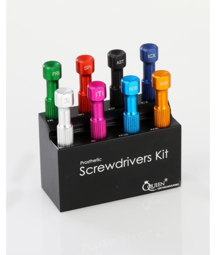 QSET8SDS005 Altıgen İmplant Vida Sürücüsü 8 Ad./Kaset