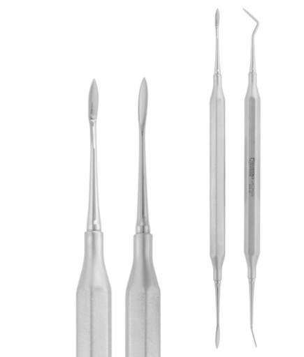 QAC1H056 Açılı Dolgu Bıçağı/Kazıyıcı/Oyucu Ward Fig.1 2,5Mm 17Cm