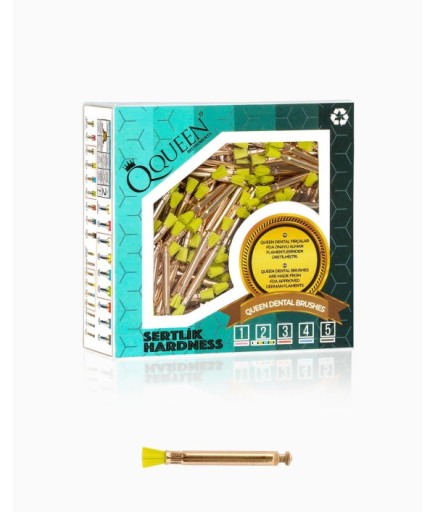 Q-GRN-3MM Yesil Yumusak (Sertlik:2) Polisaj Fırçası 3Mm.