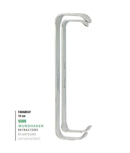 5569 Ekartör Farabeuf 12Cm