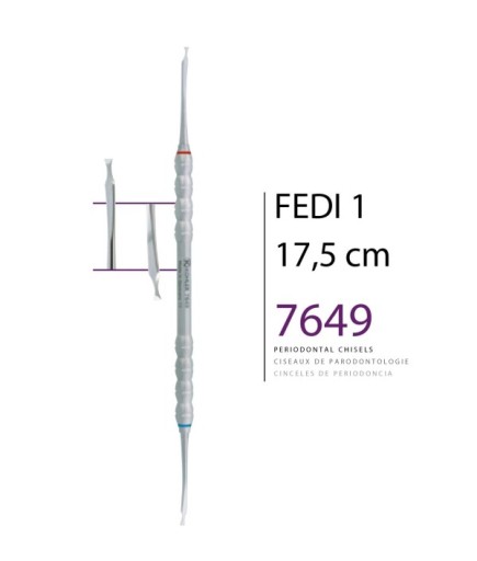 7649 Eğri Keski, Çizıl FEDI 1 17.5Cm