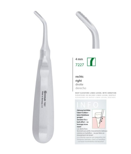 7227 Sağ Bien Elevatör LINDO-LEVIEN 4Mm