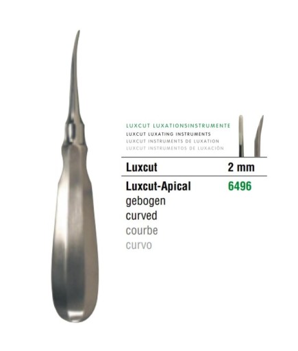6496 Eğri Lüxatör Elevatör LUXCUT 2Mm