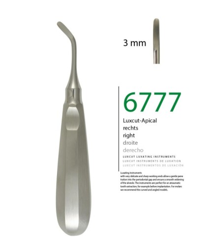 6777 Sağ Lüxatör Elevatör LUXCUT 3Mm