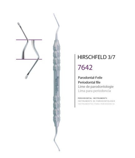 7642 Periodontal Eğe Hirschfeld No.3/7