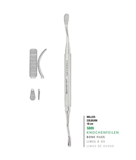 5809 Kemik Eğesi MILLER-COLBURN FIG.3 18Cm