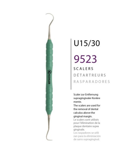 9523 Orak Skaler Küret Fig. U15/33