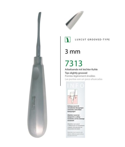 7313 Eğri Lüxatör Elevatör LUXCUT