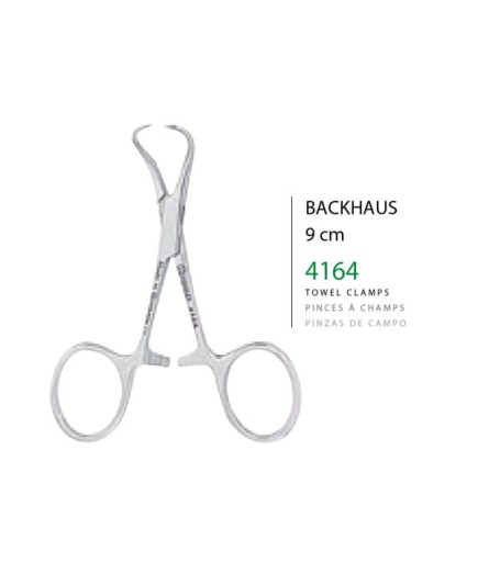 4164 Havlu Pensi Backhaus 9Cm