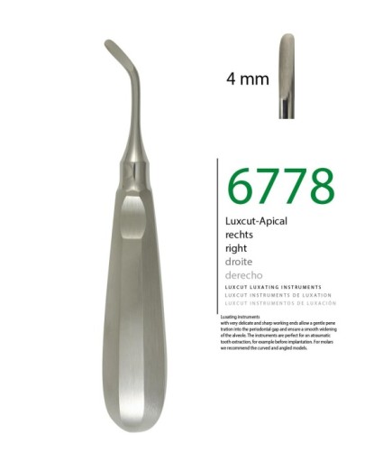 6778 Sağ Lüxatör Elevatör LUXCUT 4Mm