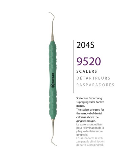 9520 Orak Skaler Küret Fig. 204S