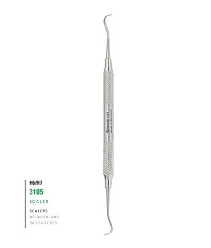 3105 Orak Skaler Küret Fig. H6/H7