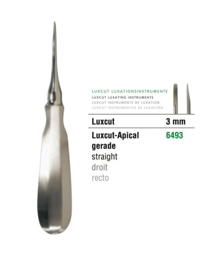 6493 Düz Lüxatör Elevatör LUXCUT 3Mm