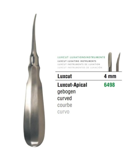 6498 Eğri Lüxatör Elevatör LUXCUT 4Mm