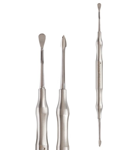 QRAS2H171 Doğrusal Oval/Keski Periost Elevatörü BUSER 4,5Mm/4Mm 18,5Cm