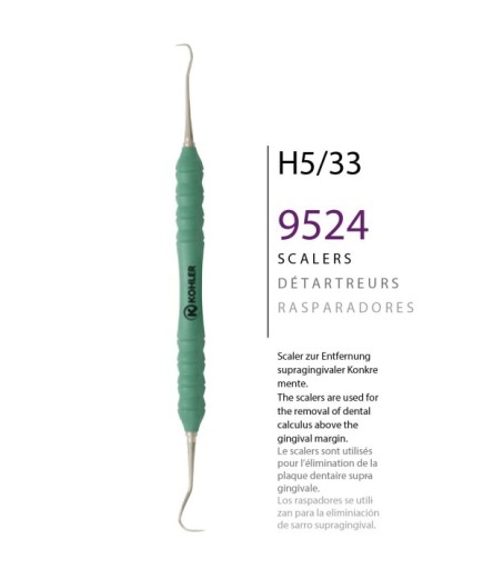 9524 Orak Skaler Küret Fig. H5/33