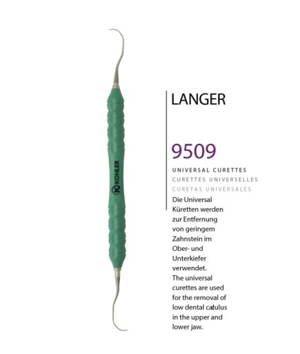 9509 Üniversal Küret LANGER 3/4