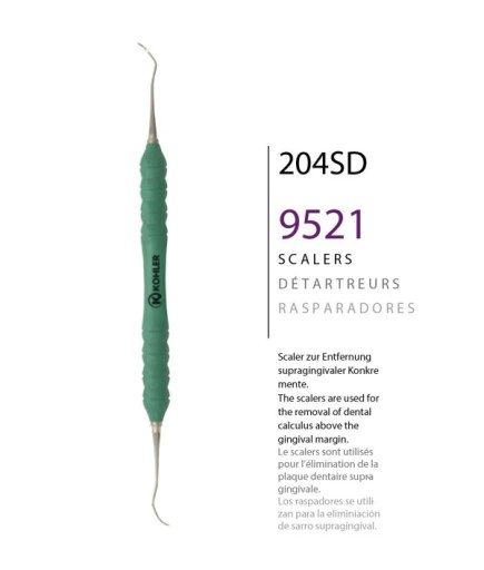 9521 Orak Skaler Küret Fig. 204SD