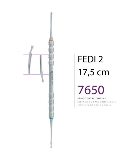 7650 Eğri Keski, Çizıl FEDI 2 17.5Cm