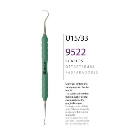 9522 Orak Skaler Küret Fig. U15/33