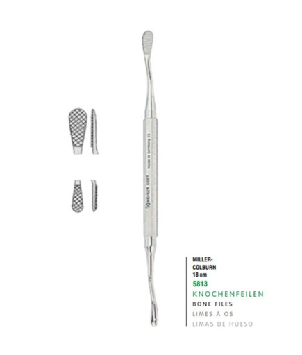 5813 Kemik Eğesi MILLER-COLBURN FIG.1 18Cm