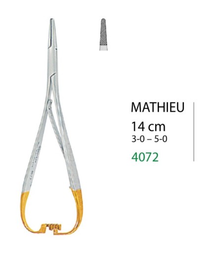 4072 Düz Avuç İçi Portegü Mathieu 14Cm