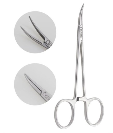 Queen  Eğri Hemostat (Klemp) Mosquito 12Cm - QHF007