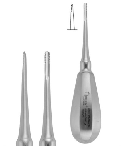 Queen  Düz Tırtıklı Elevatör Lindo-Levian 3Mm 13Cm - QELLL002