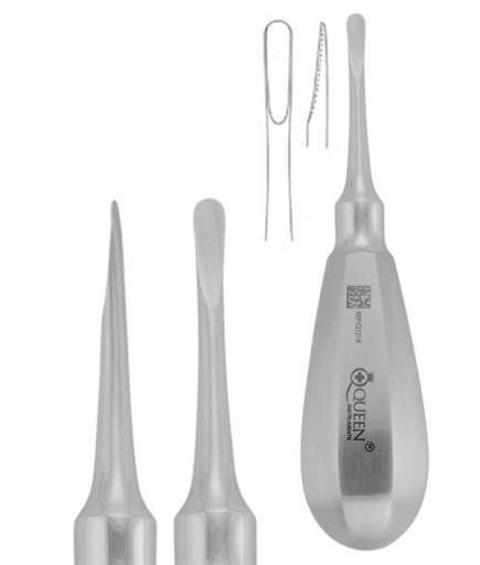 Queen+  Düz Lüxatör Elevatör Lüxatör 4Mm 12 5Cm - 330-032-003