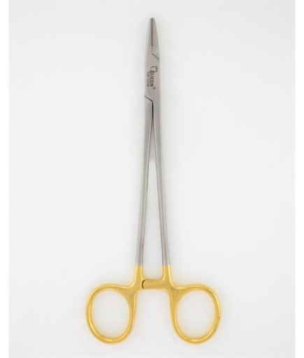 Queen TC Tungsten Carbide Düz Makas Portegü Hegar 18Cm - QUNHTC014