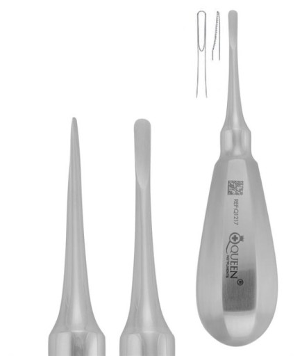 Queen+  Düz Lüxatör Elevatör Lüxatör 3Mm 12 5Cm - 330-031-002