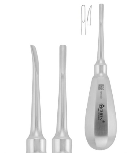 Queen+  Eğri Bien Elevatör Bien Fig 2A 4Mm 13Cm - 330-075-002A