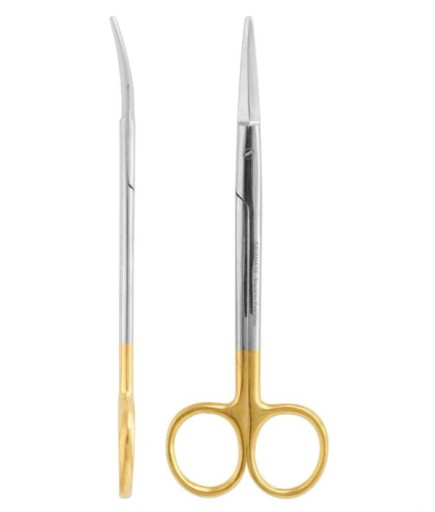 Savana TC Tungsten Carbide Eğri Cerrahi Makas Metzenbaum 15Cm - SSCSTC5052
