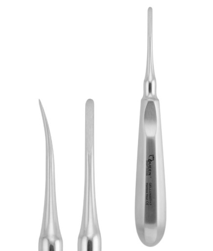 QELLUX007 Eğri Lüxatör Elevatör Lüxatör 3,5Mm 15Cm